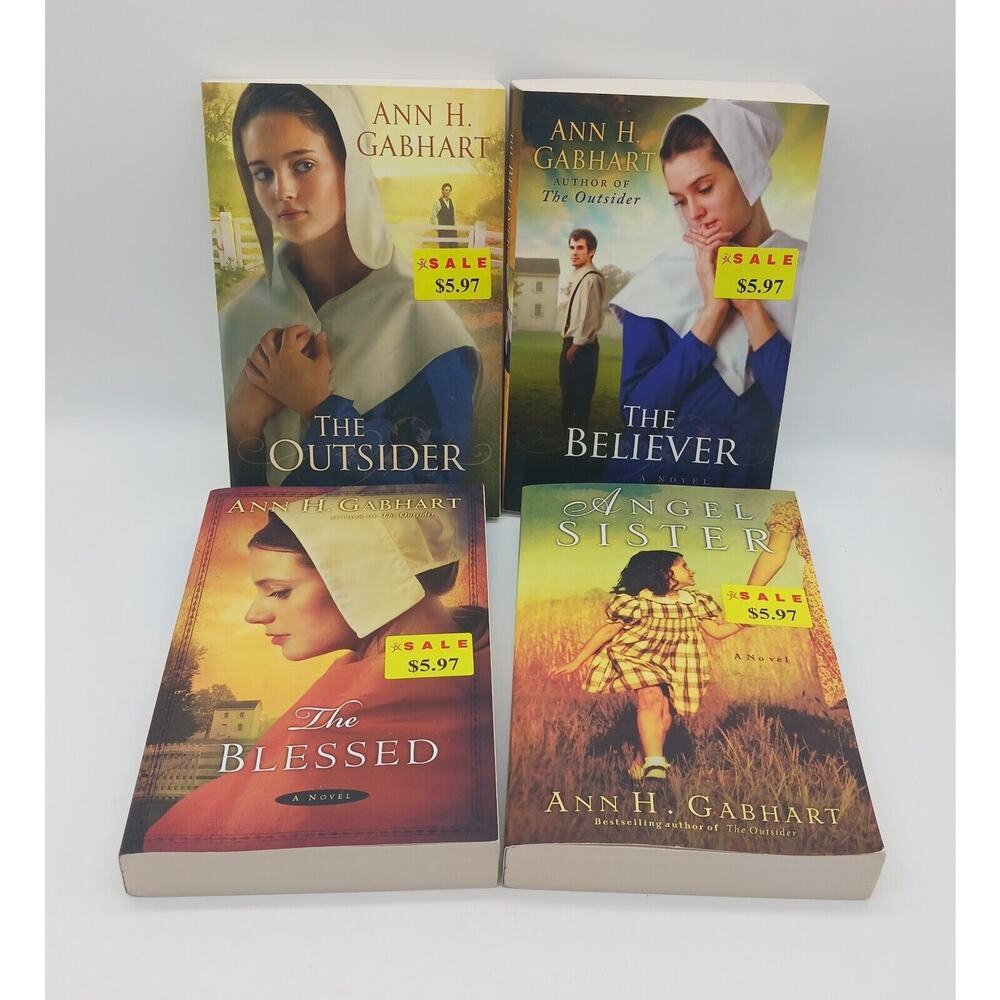 Lot of 4 The Outsider The Believer The Blessed Angel Sister Ann H Gabhart Books